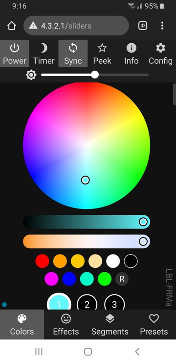 Color Selection Wheel
