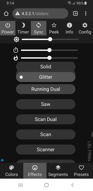 Effects - Running Dual to Scanner
