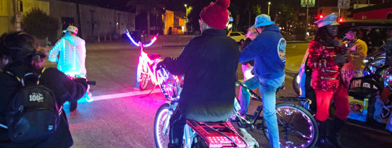 Venice Electric Light Parade,Venice Beach, CA