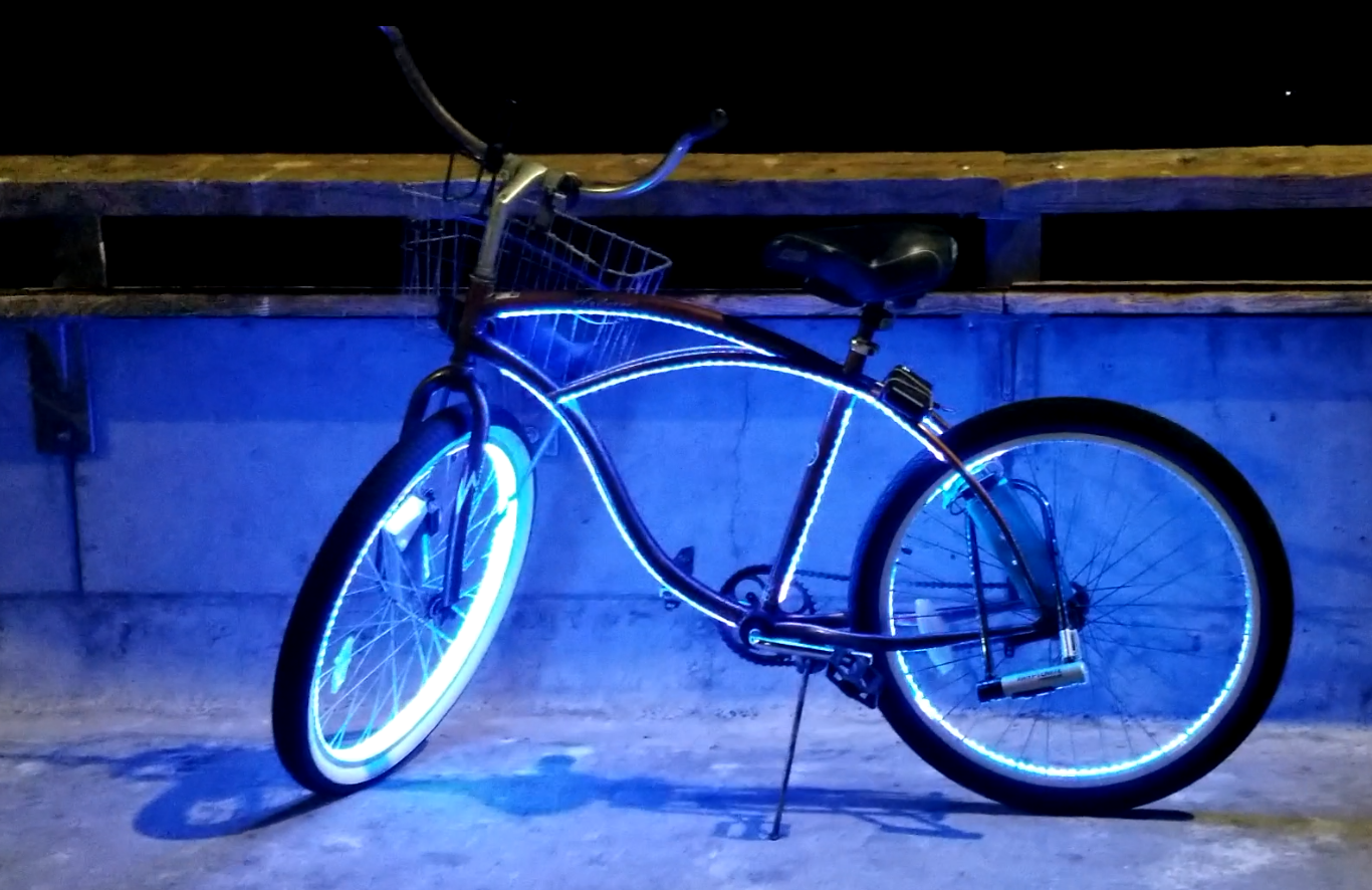 LED Bike @ Blues Brothers on the Pier, Venice Beach, CA