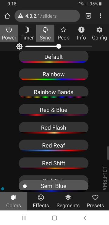 Color Palette: Rainbow to Red Shift